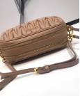 Сумка Miu Miu Matelassé Leather Bandoleer Bag Biege